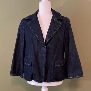 Talbots fully lined denim jacket 10